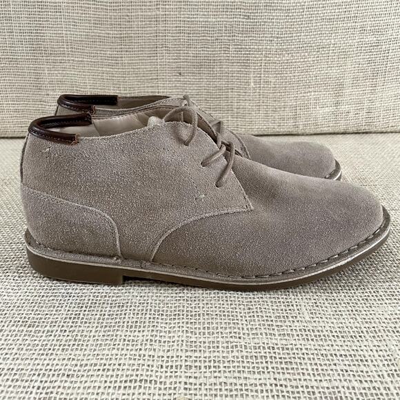 Kenneth Cole Real Deal Tan Suede Chukka Boots Lace Up Women's Size 5 - Picture 2 of 11